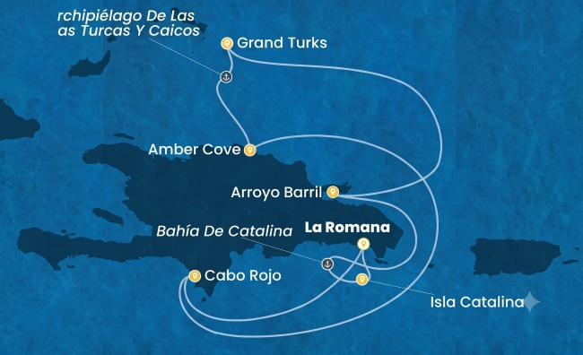 CARIBE SIN VISA con Crucero - 7 Enero 2027