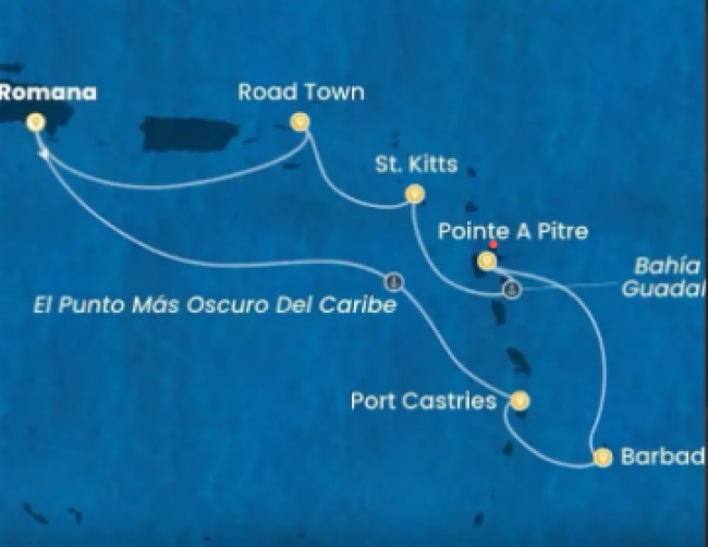 CARIBE SIN VISA con Crucero - 28 Enero 2027